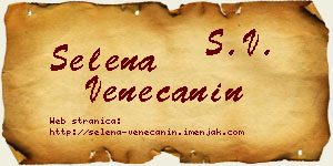 Selena Venečanin vizit kartica
